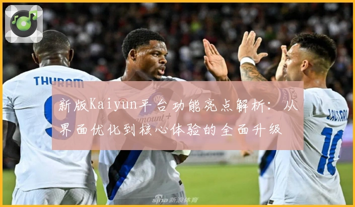 新版Kaiyun平台功能亮点解析：从界面优化到核心体验的全面升级